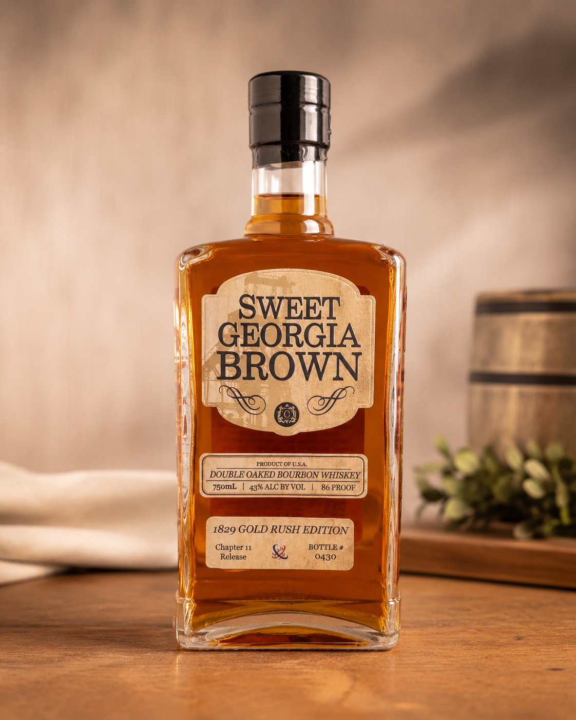 Sweet Georgia Brown Gold Rush Edition bottle